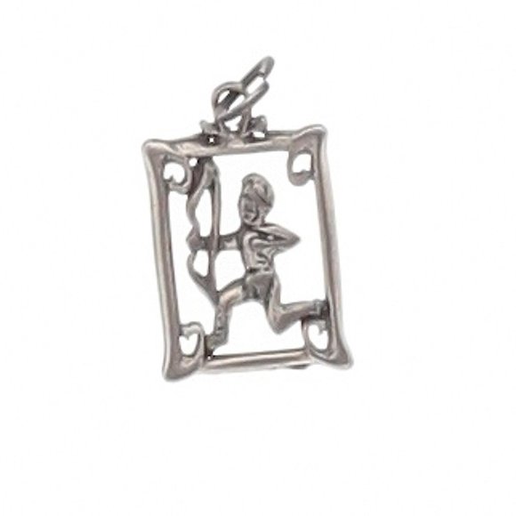 Sagittarius PENDANT pewter laser cut - Picture 1 of 6